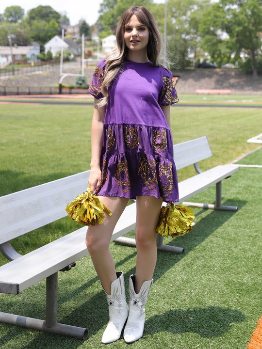 Sequin tiger dress