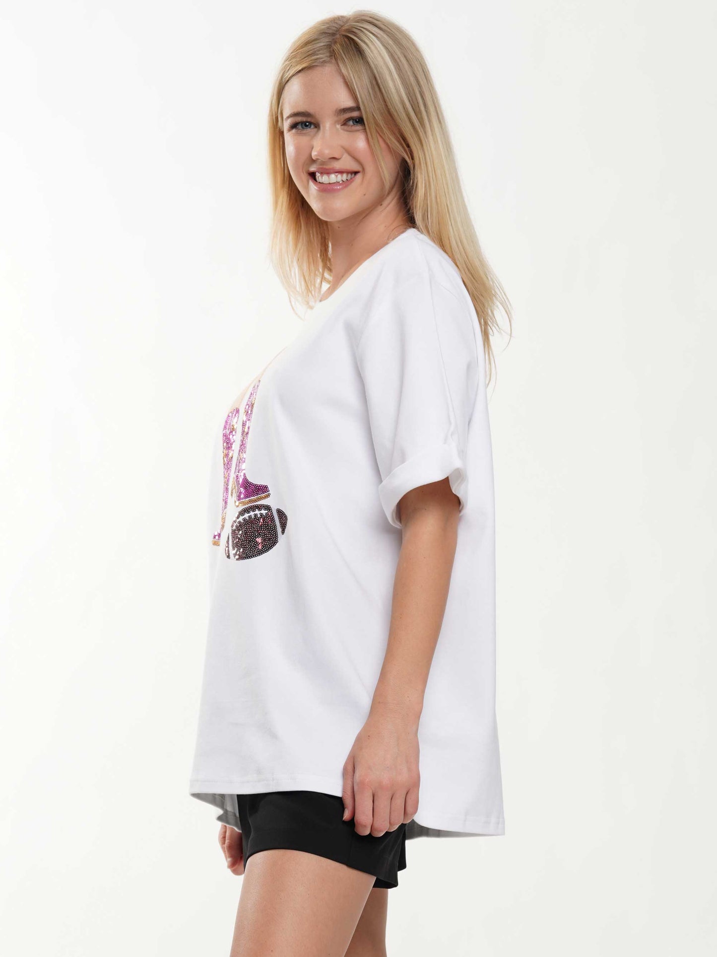 Western Boots Football Top