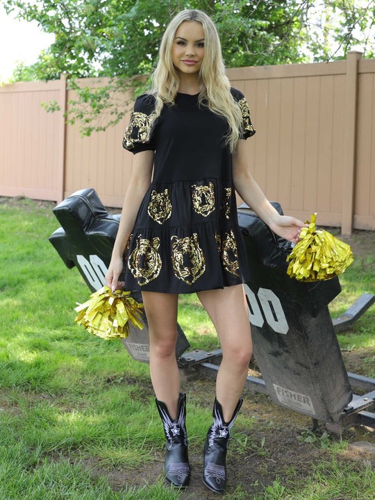 Sequin tiger dress