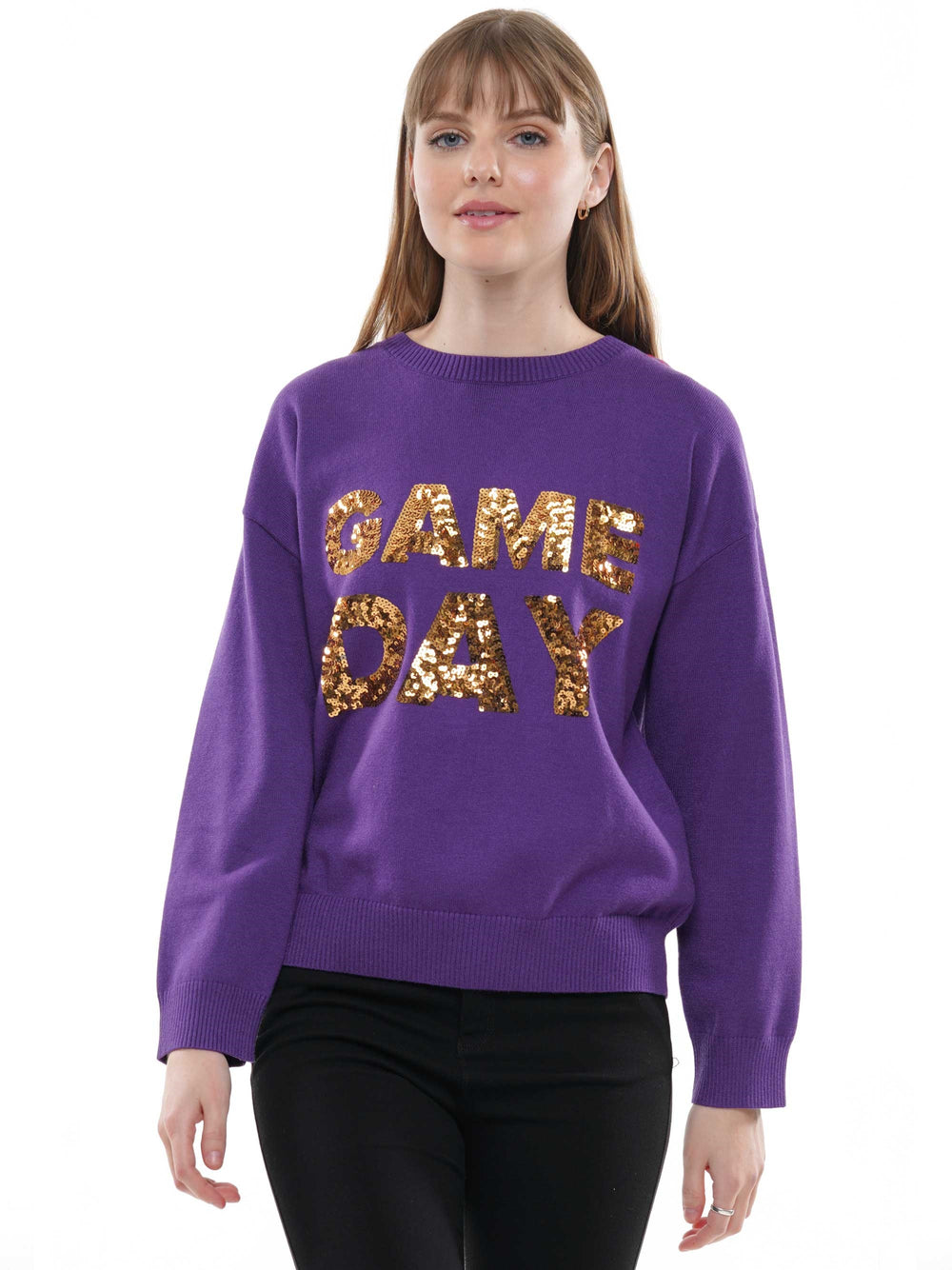 Knit Sweaher with Gameday Sequin