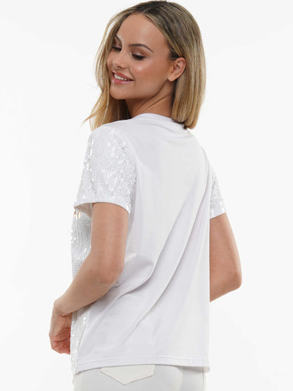 Gameday Vibes Sequin Top