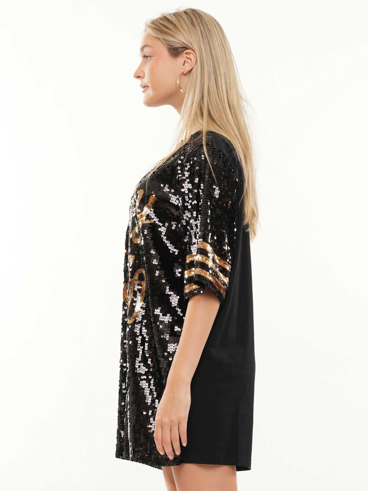 Classy Until Kick Off Sequin Dress
