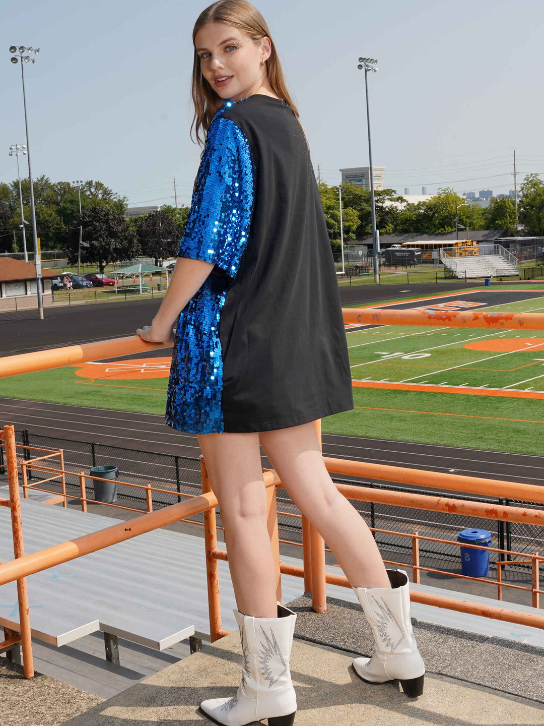 GAME DAY SEQUIN DRESS