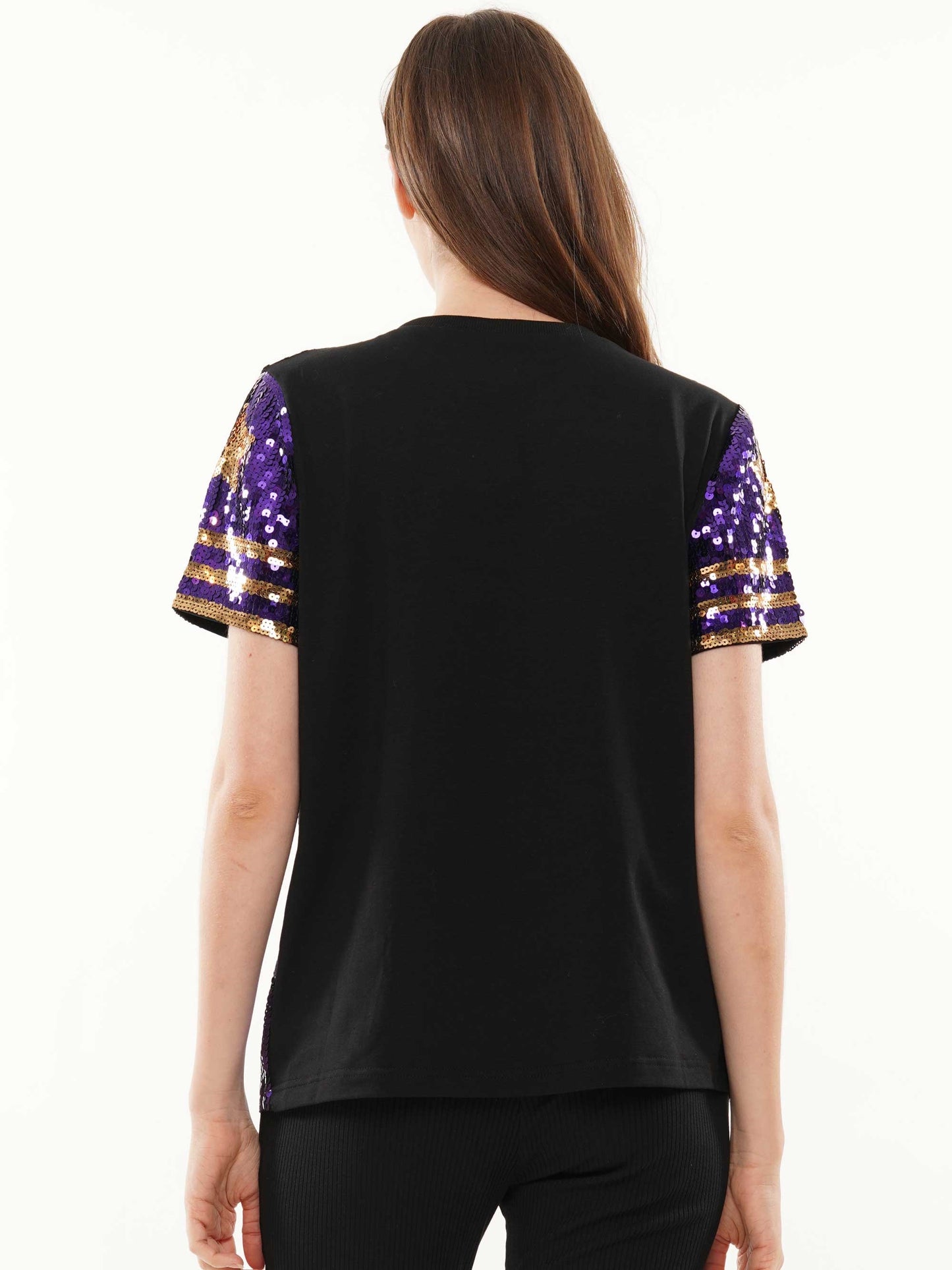 Gameday with star sequin top