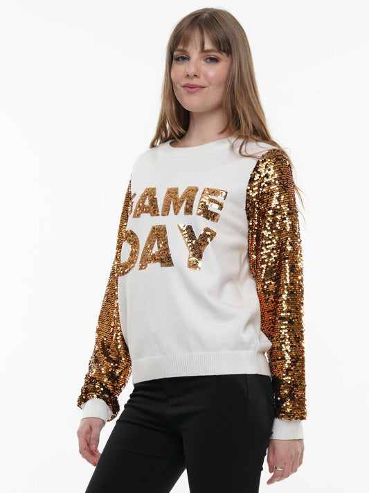 Gameday Sequin Sweater