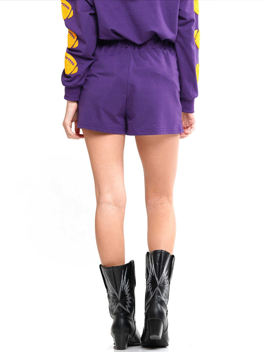 Football Chenille Short