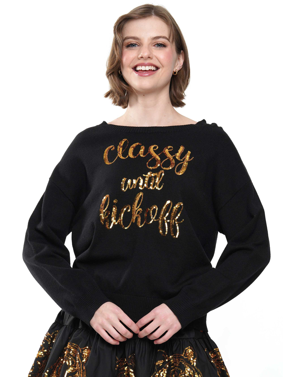 Classy until KICK OFF Sweater