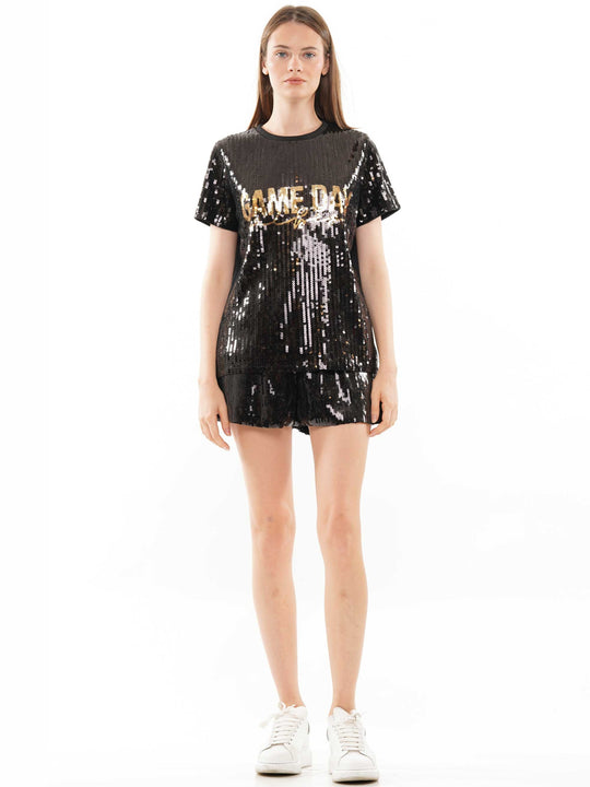 Gameday Vibes sequin top