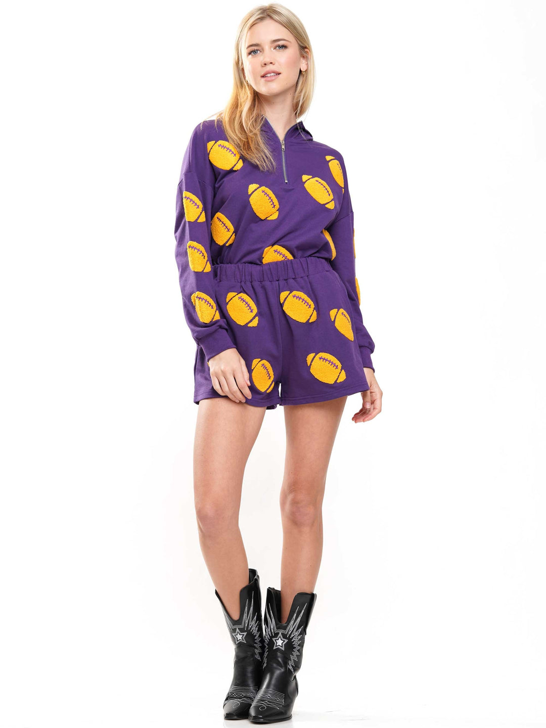 Football Chenille Short