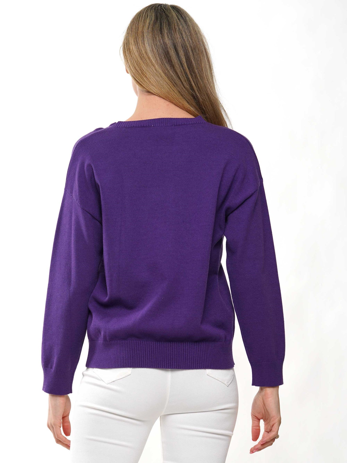 Gameday Script Sequin Sweater