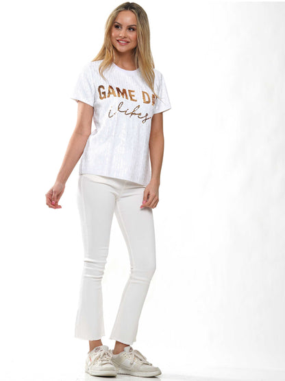 Gameday Vibes Sequin Top