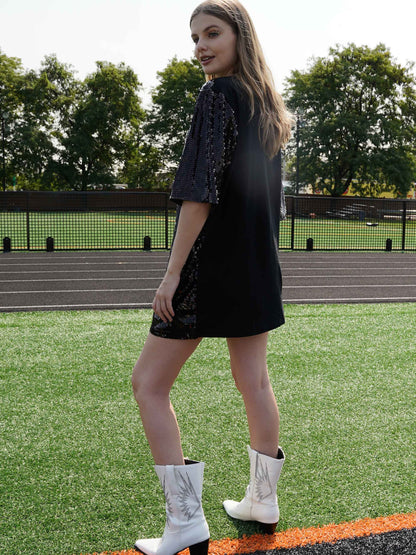 Game day sequin dress