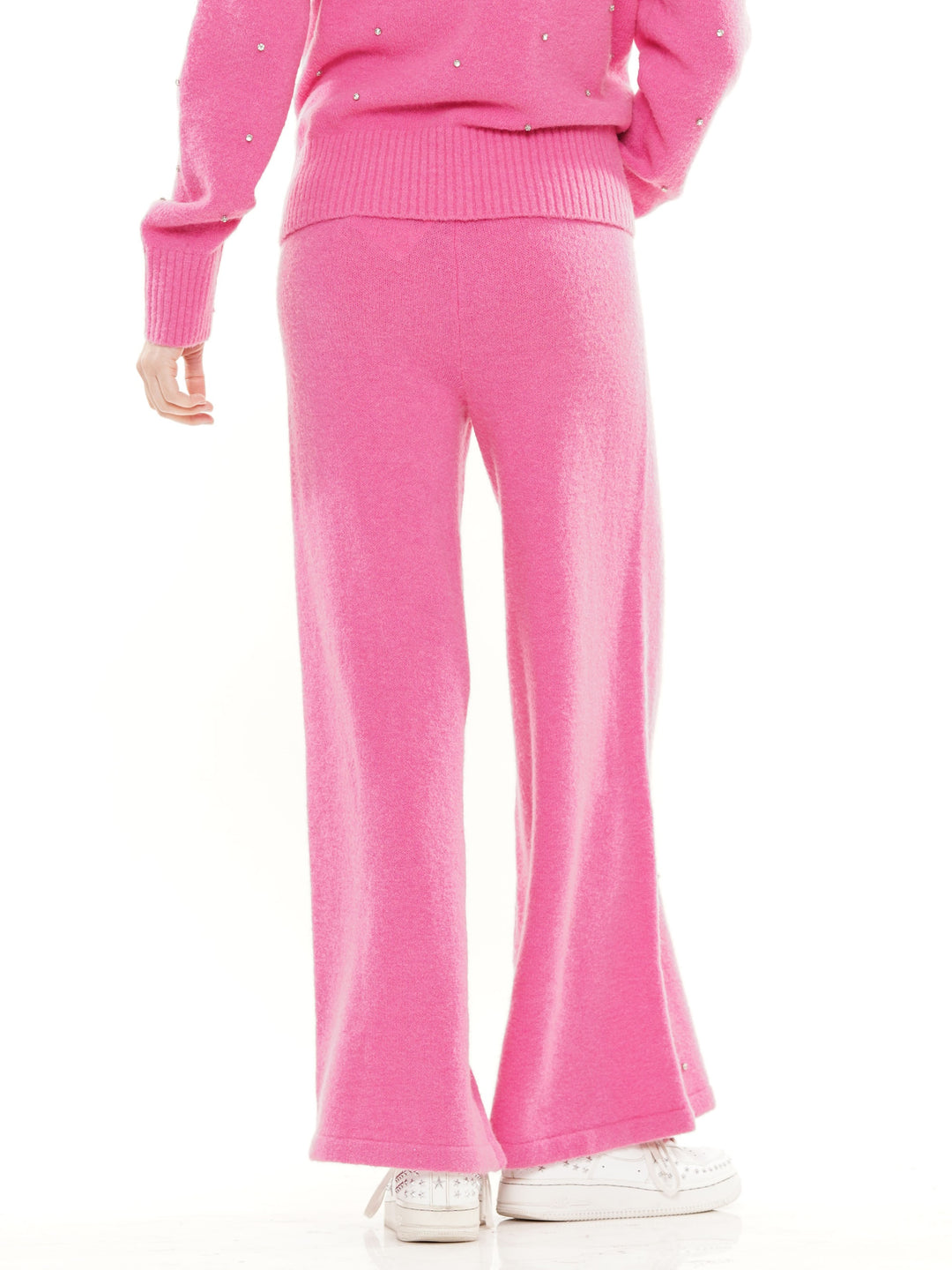 Overlapped Gem Embellished Top & Pant 2-Piece Set