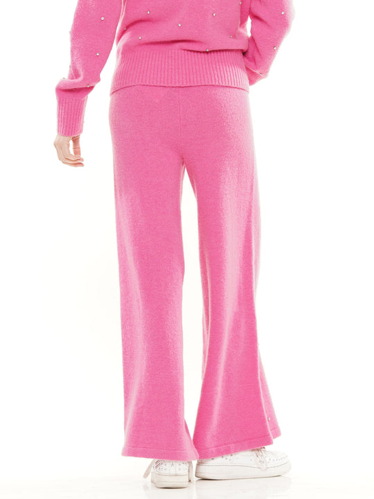 Overlapped Gem Embellished Top & Pant 2-Piece Set