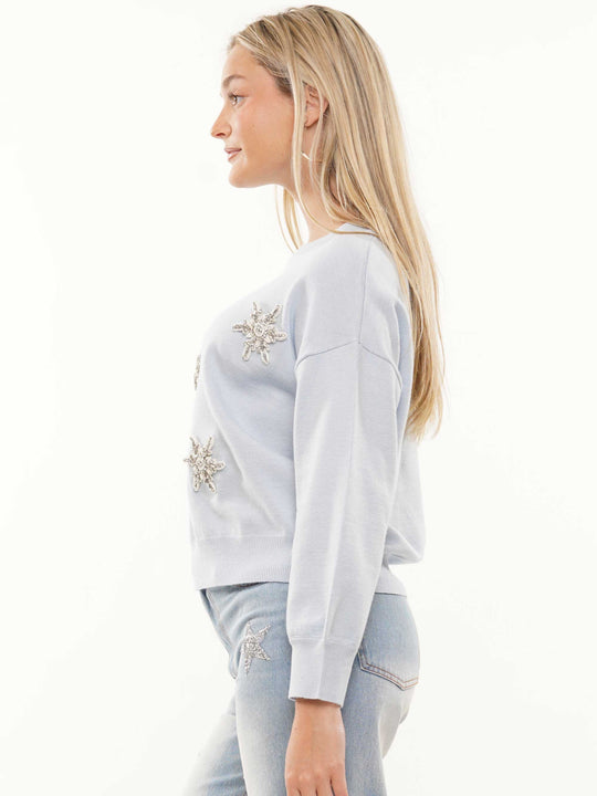 Snowflake knitted top
