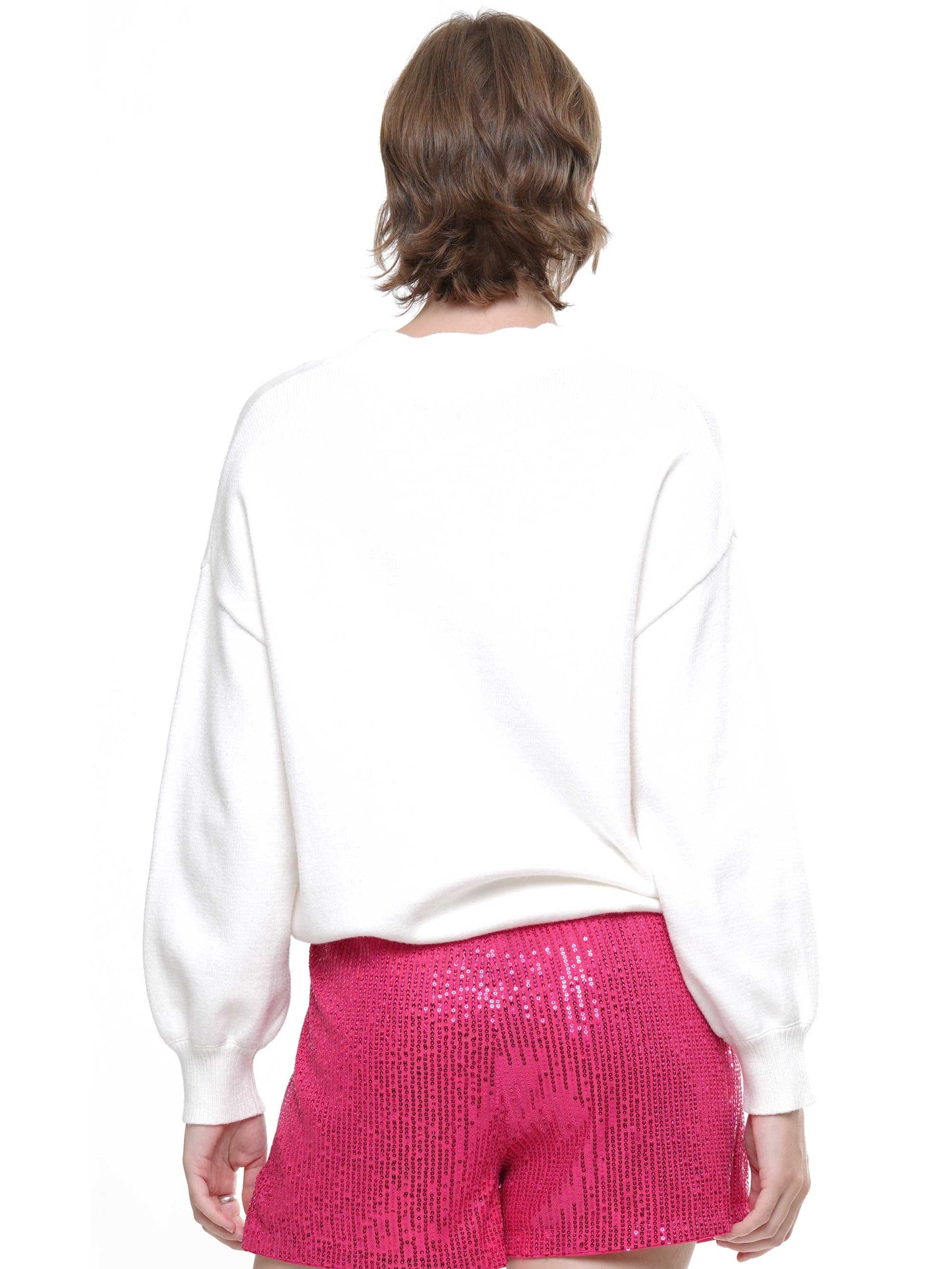 Gnome Sequin Knit Sweater
