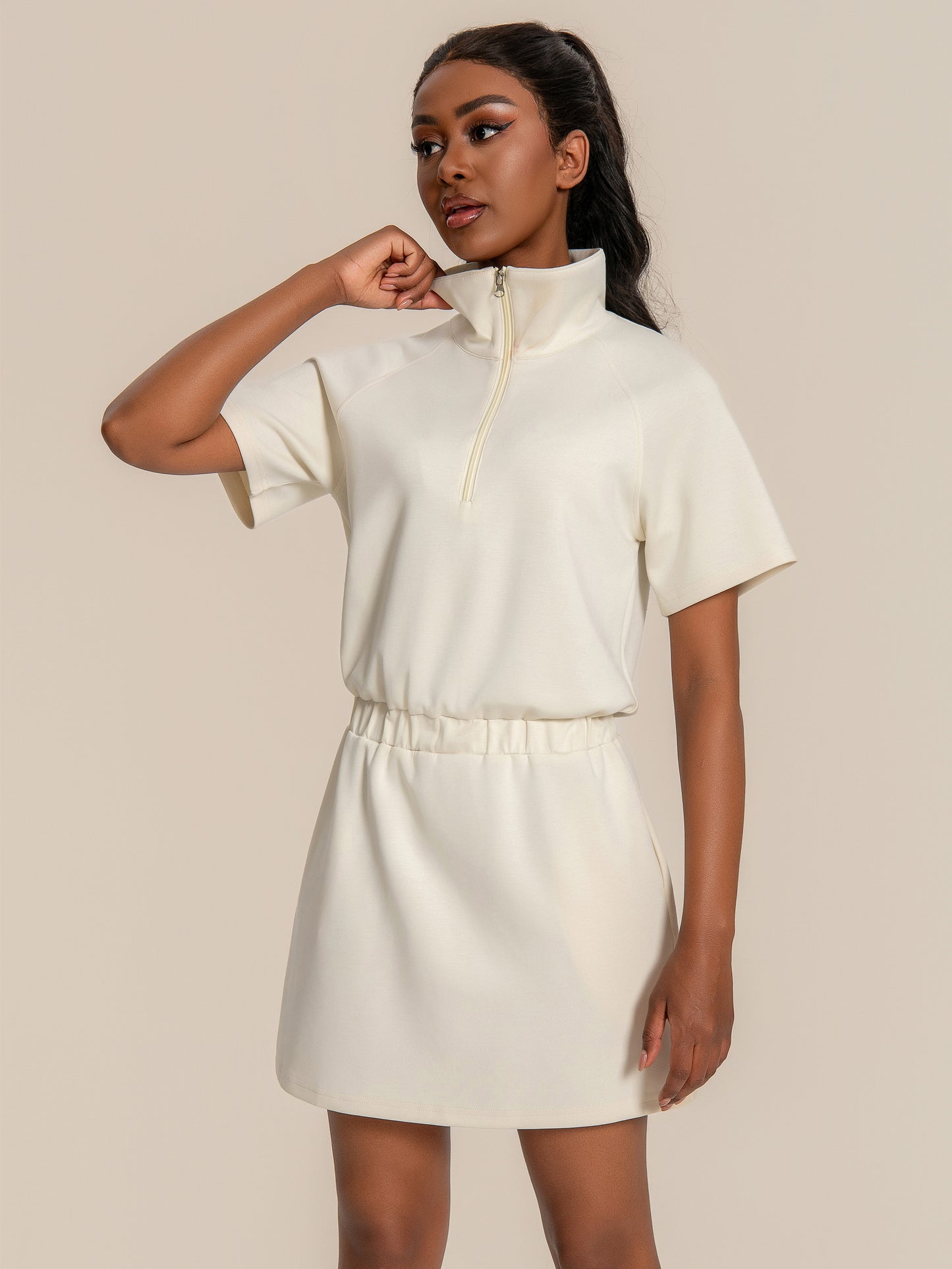 Quarter Zip Dress
