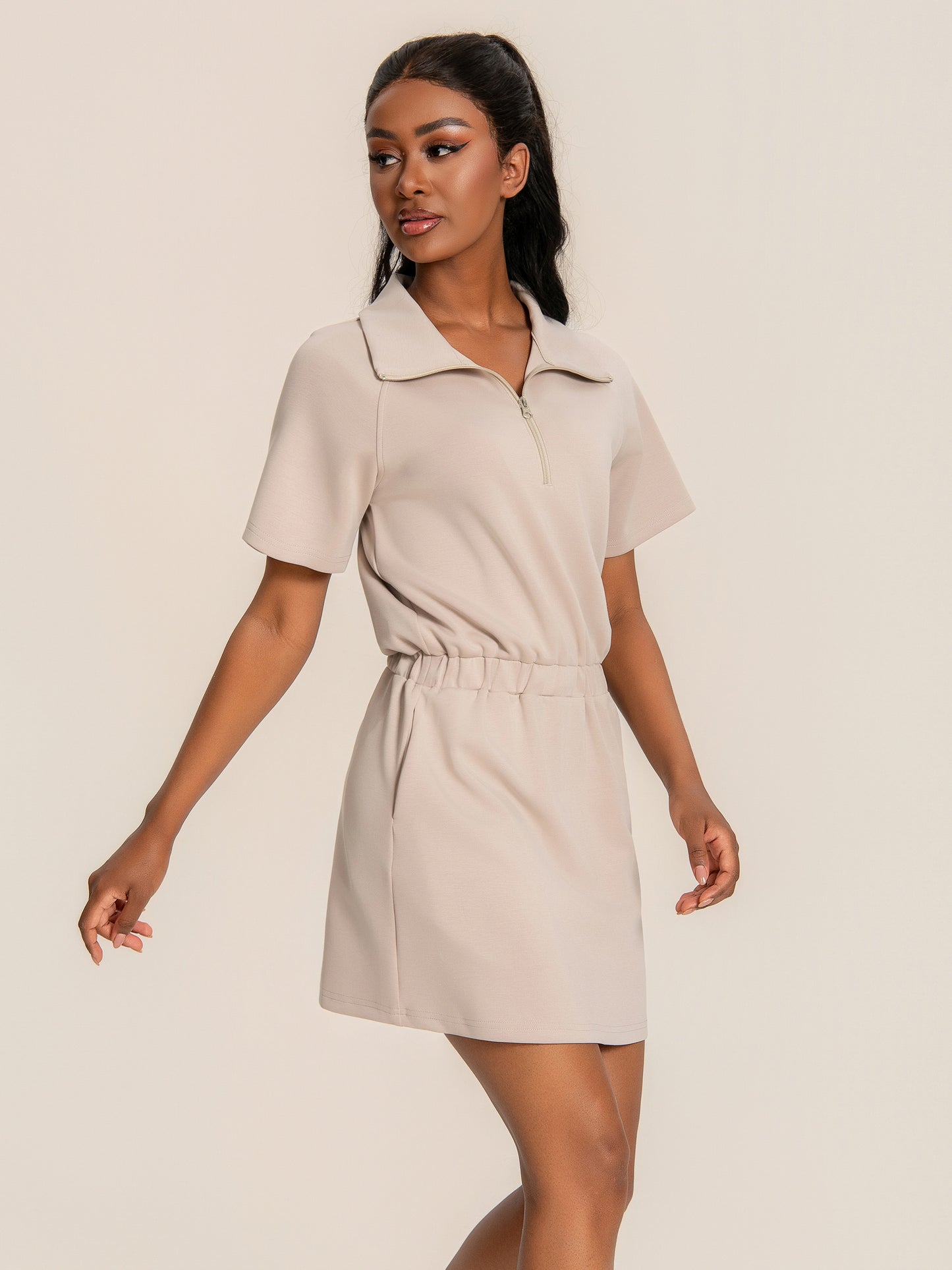 Quarter Zip Dress