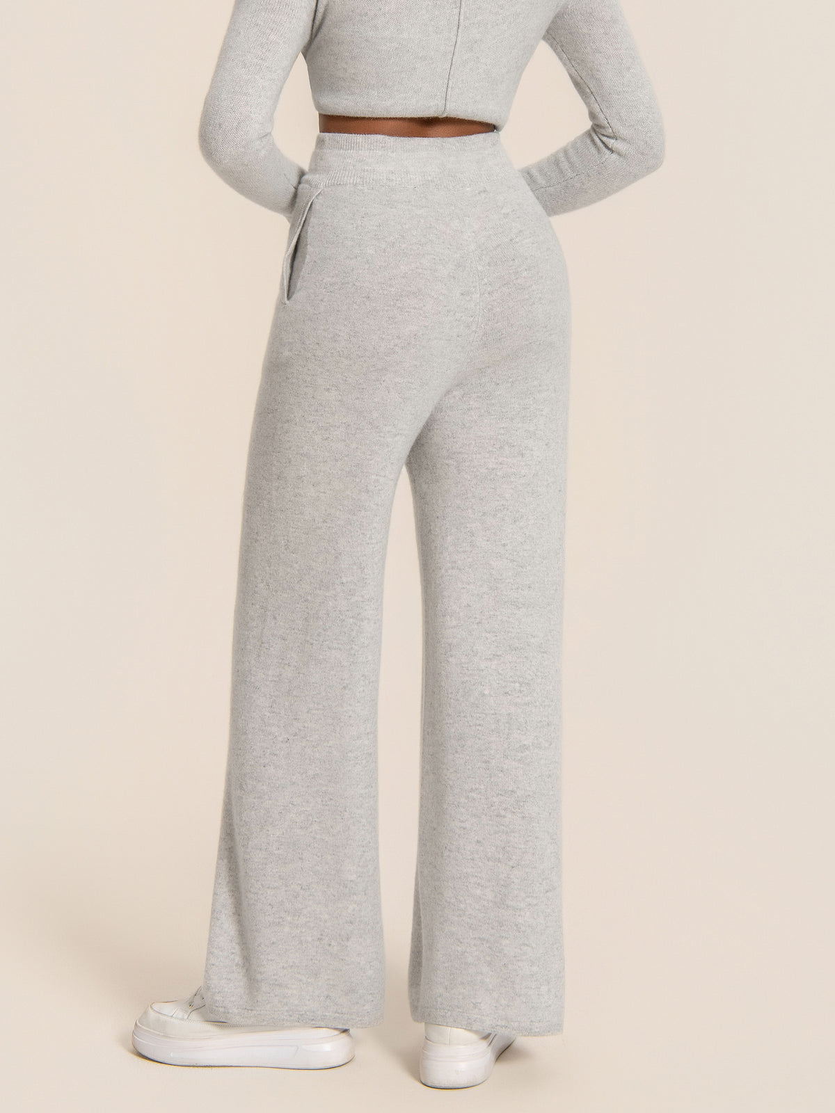 Cashmere Soft Wide-Leg Pants