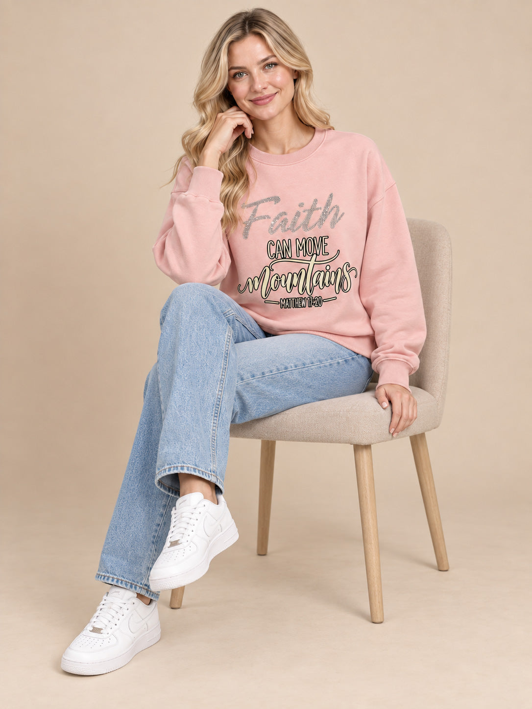 Faith Can Move Mountains Sweatshirt