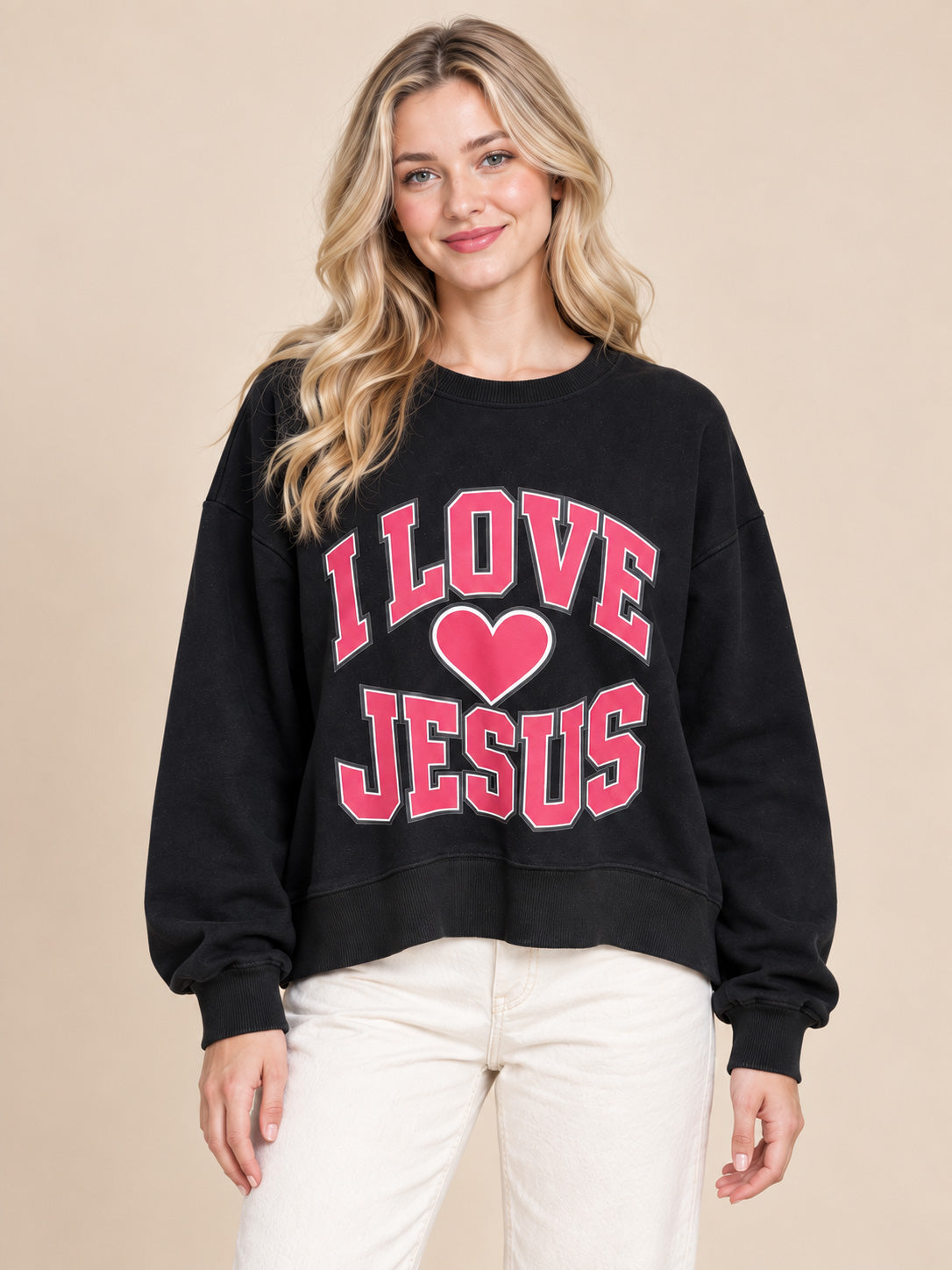 I Love Jesus Heart Graphic