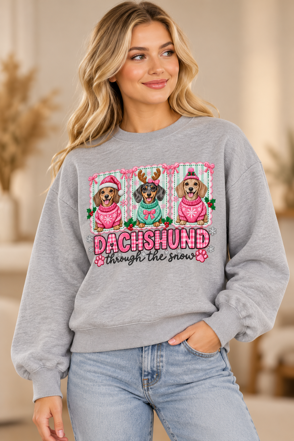 Dachshund Christmas Sweatshirt