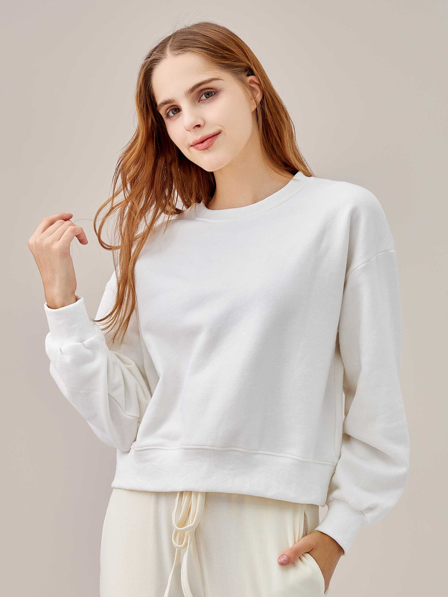 Two Soft Crew Neck Sweatshirt