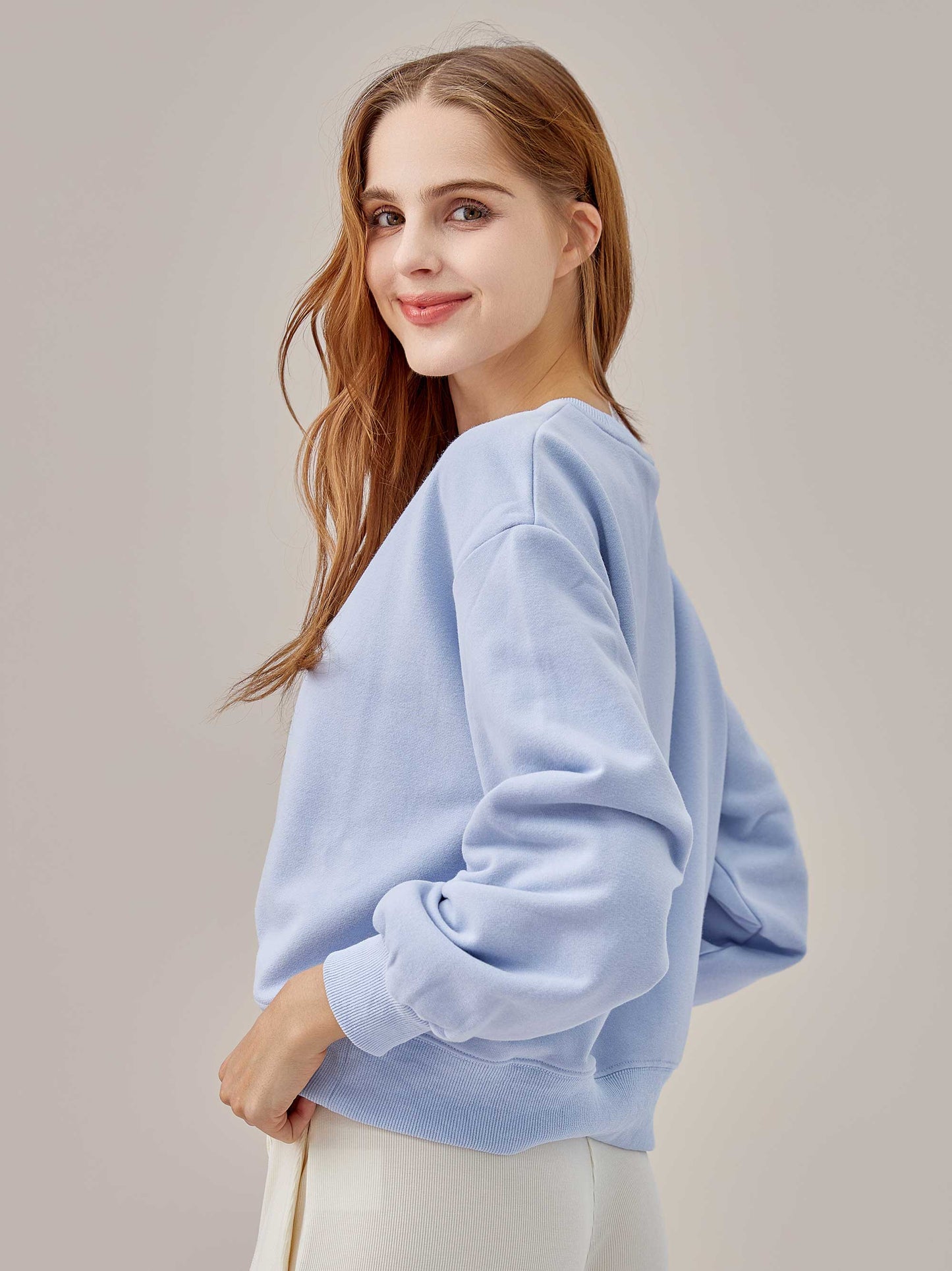 Two Soft Crew Neck Sweatshirt