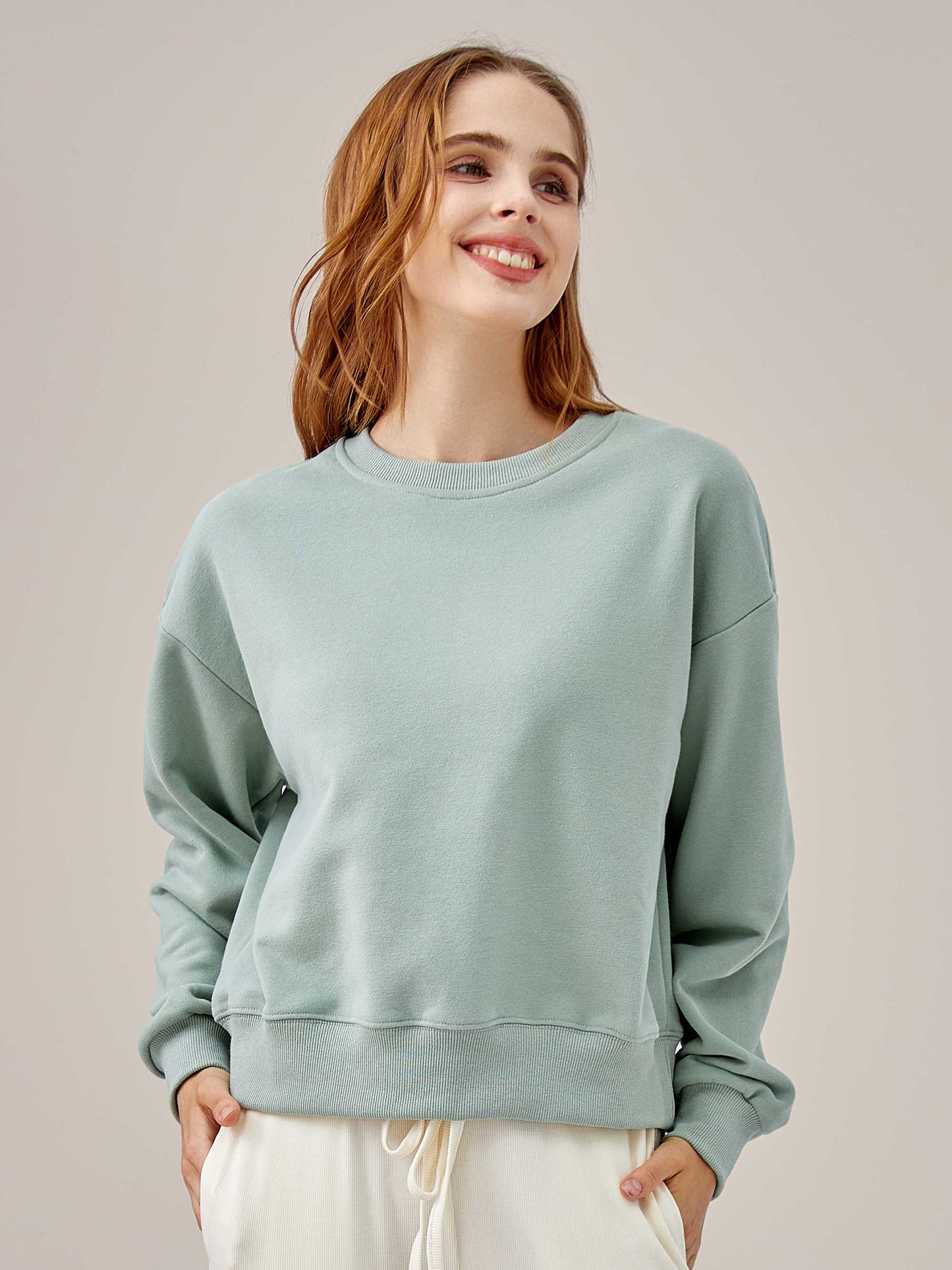 Two Soft Crew Neck Sweatshirt