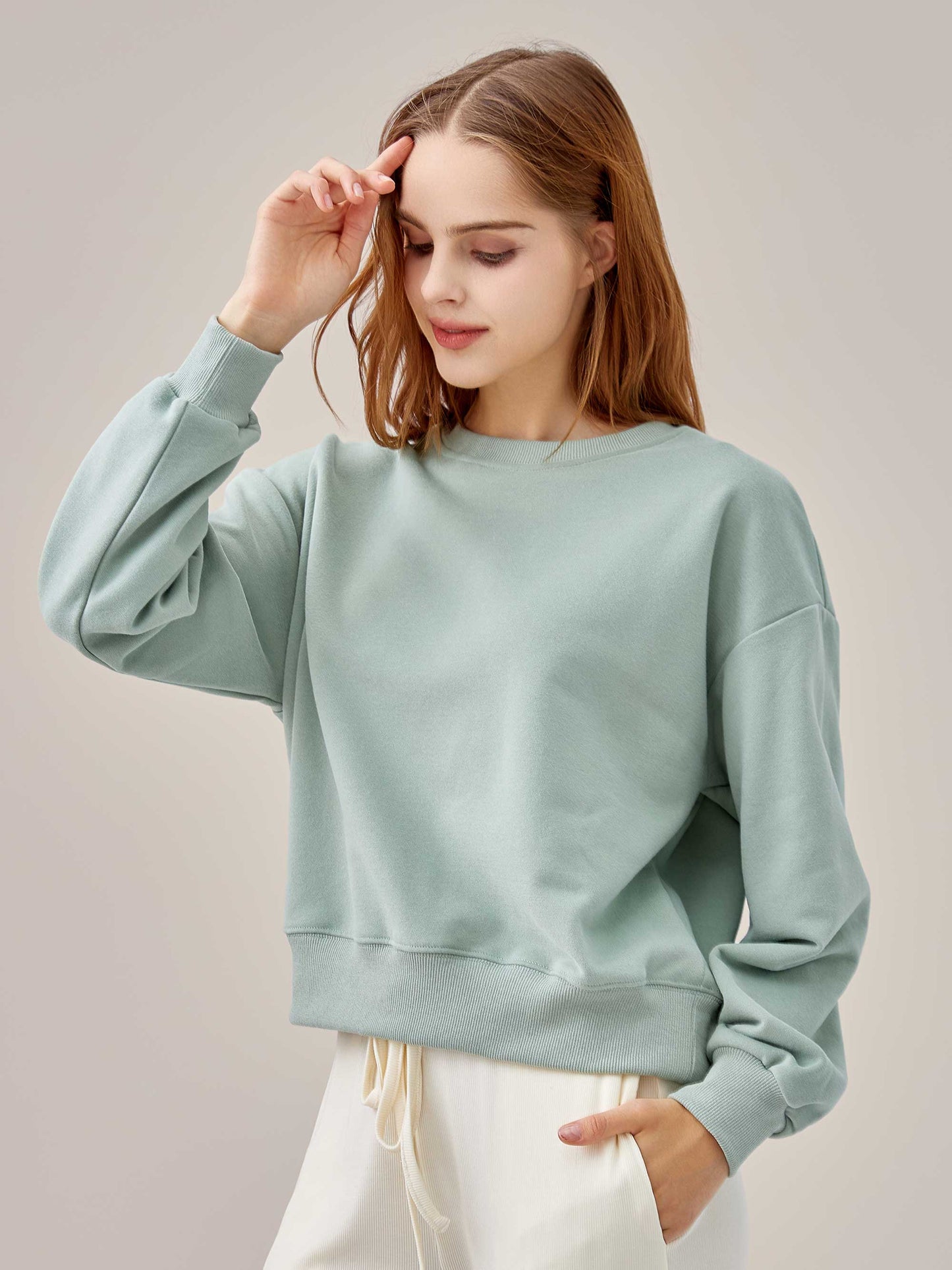 Two Soft Crew Neck Sweatshirt