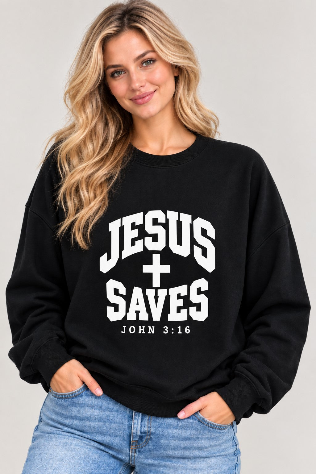 Jesus Saves Sweatshirt