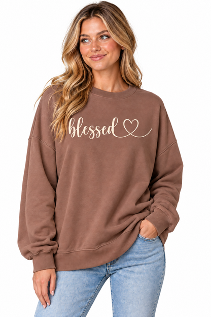 Blessed Heart Symbol Sweatshirt