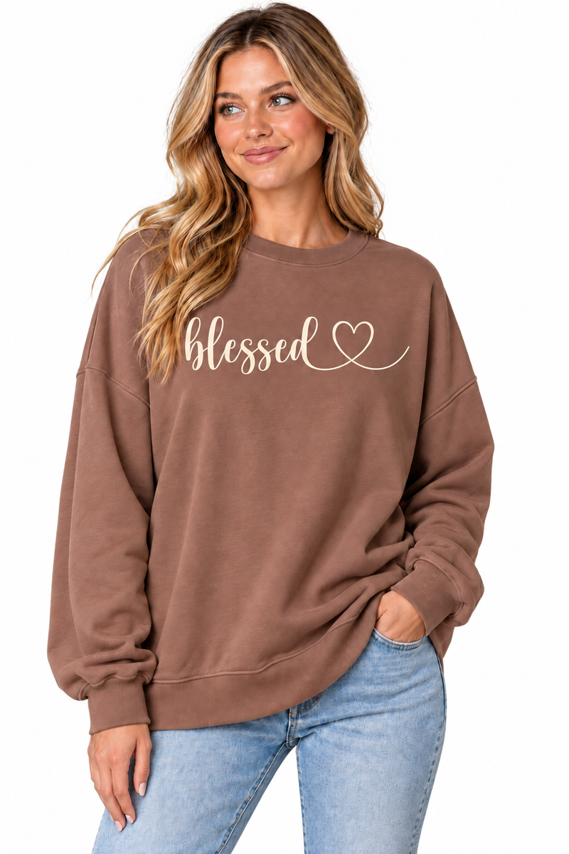 Blessed Heart Symbol Sweatshirt