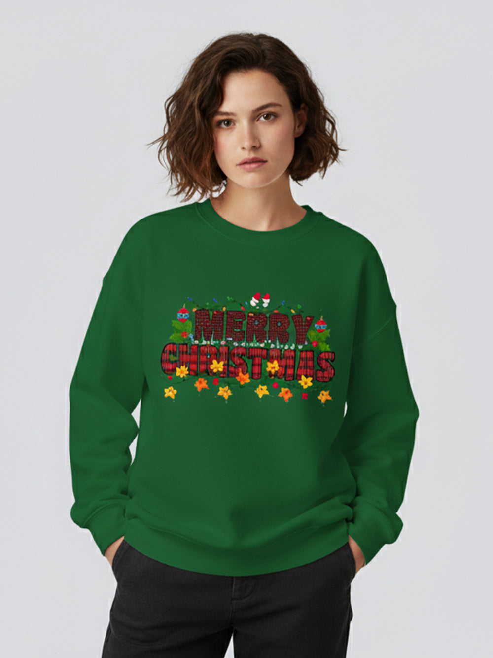 Christmas3  Cozy Crush Terry Sweatshirt
