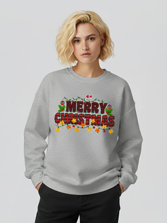 Christmas1 Two Soft Crew Neck Sweatshirt