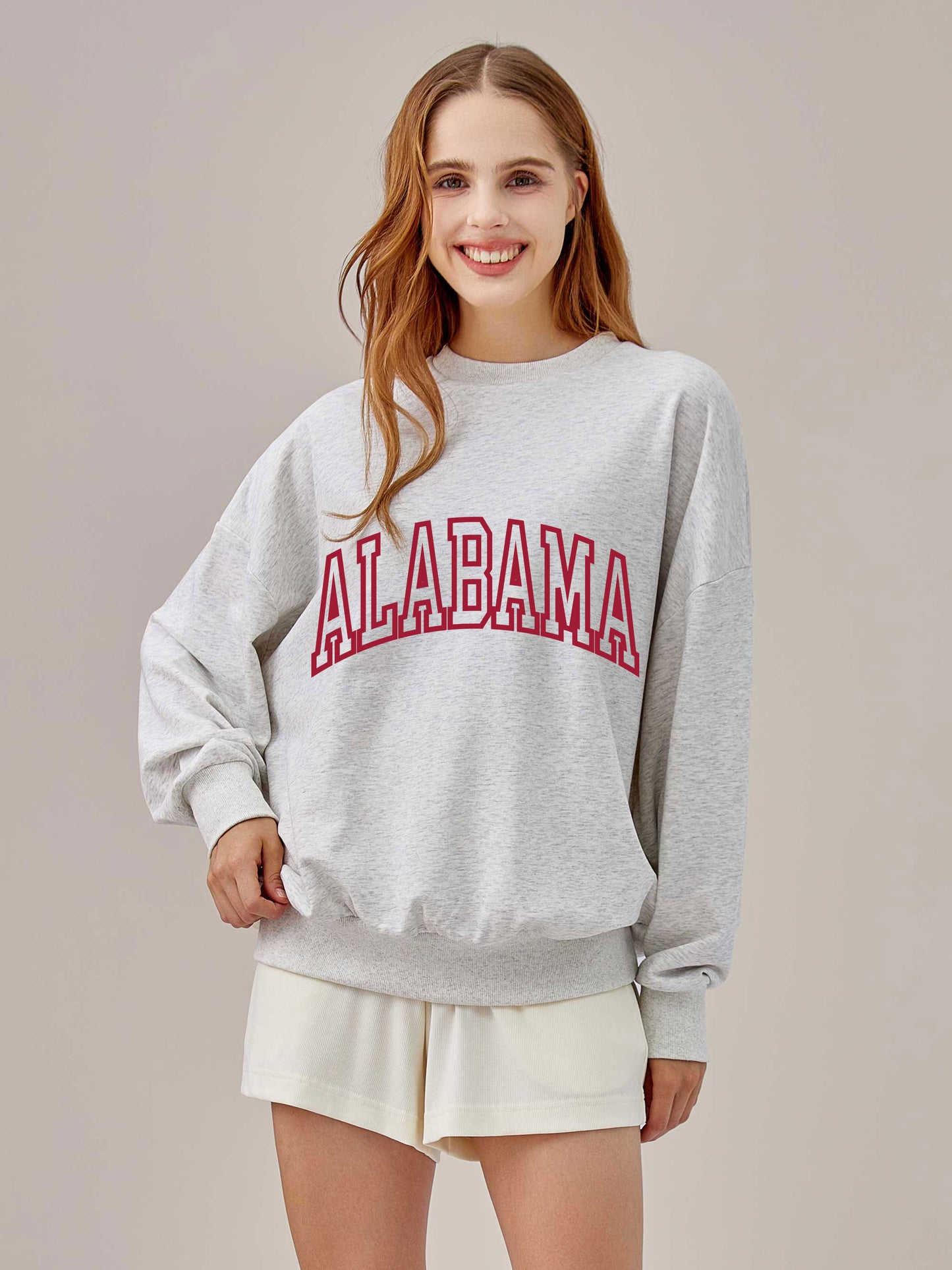 ALABAMA Print Cozy Crush Terry Sweatshirt