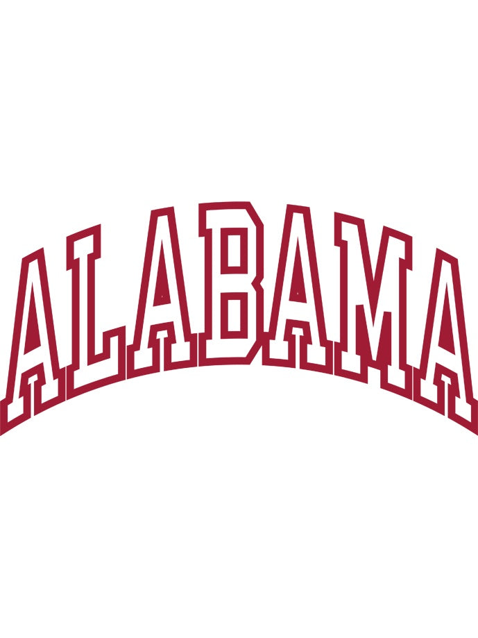 ALABAMA Print Cozy Crush Terry Sweatshirt