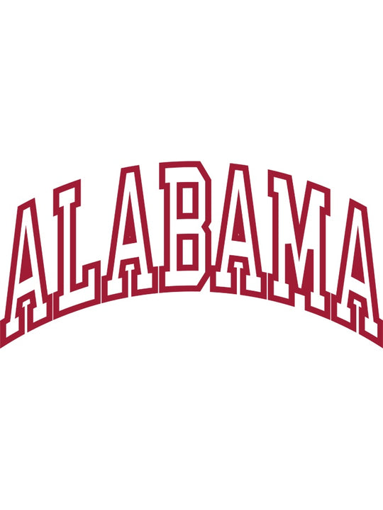 ALABAMA Print Cozy Crush Terry Sweatshirt
