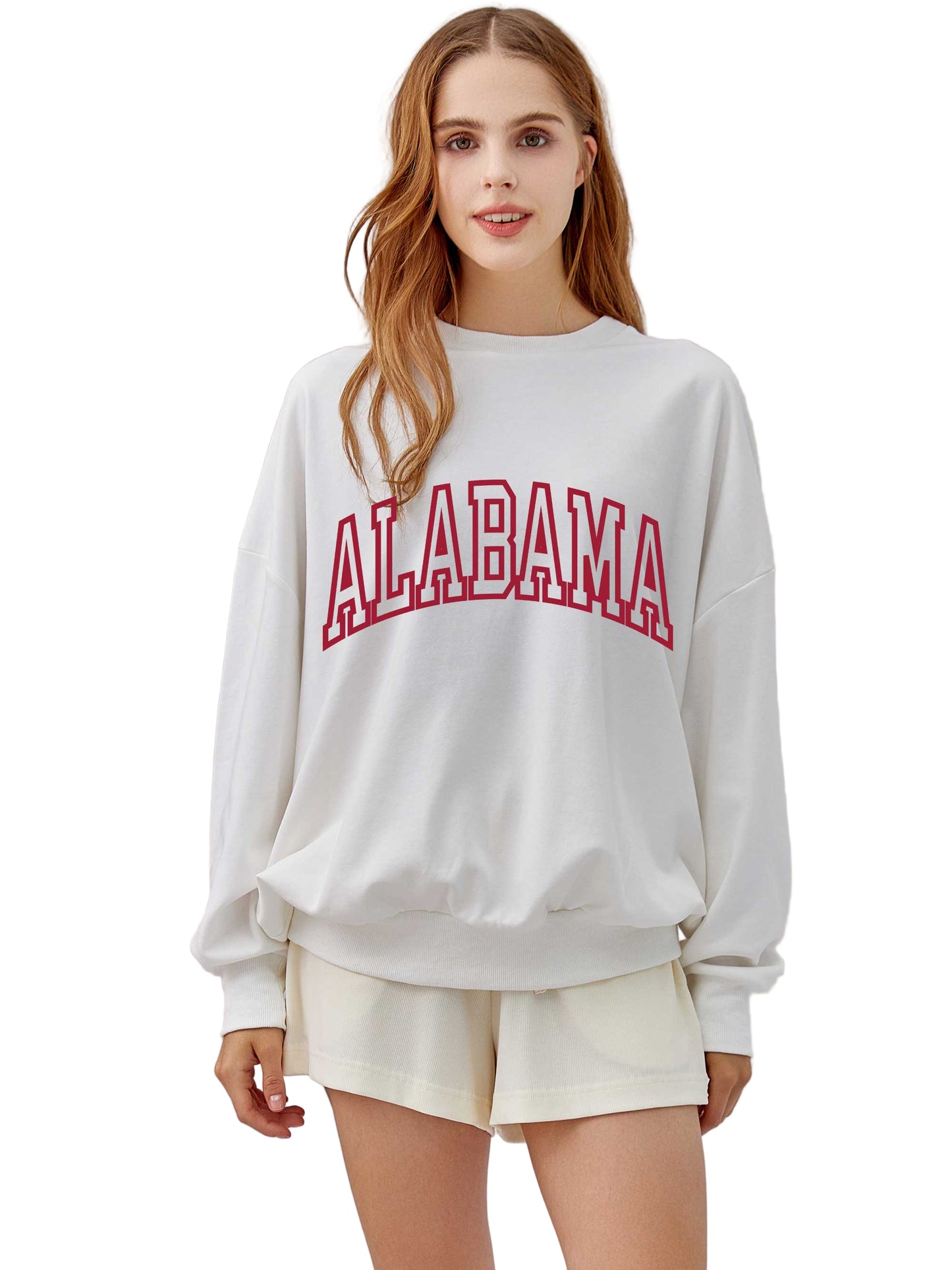 ALABAMA Print Cozy Crush Terry Sweatshirt