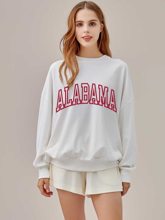 ALABAMA Print Cozy Crush Terry Sweatshirt
