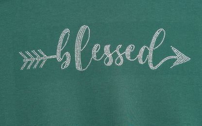 Cozy Crush Terry Sweatshirt-Blessed-Hot Fix