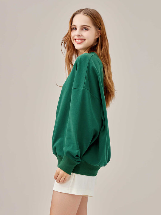 The Cozy Crush Terry Sweatshirt Grinch Hot Fix