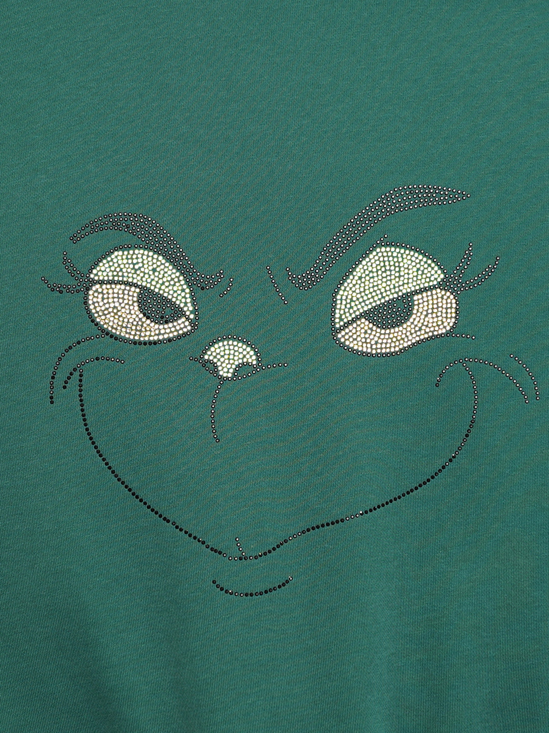 The Cozy Crush Terry Sweatshirt Grinch Hot Fix