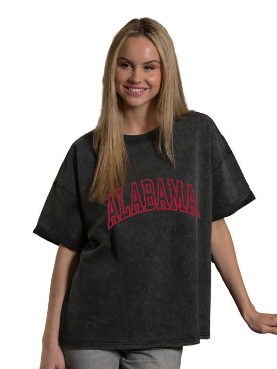 Alabama print The Effortless Washed Tee