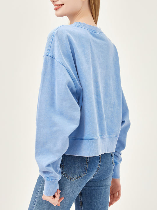 Salt Air Sweatshirt with Graphic Mon Soleil