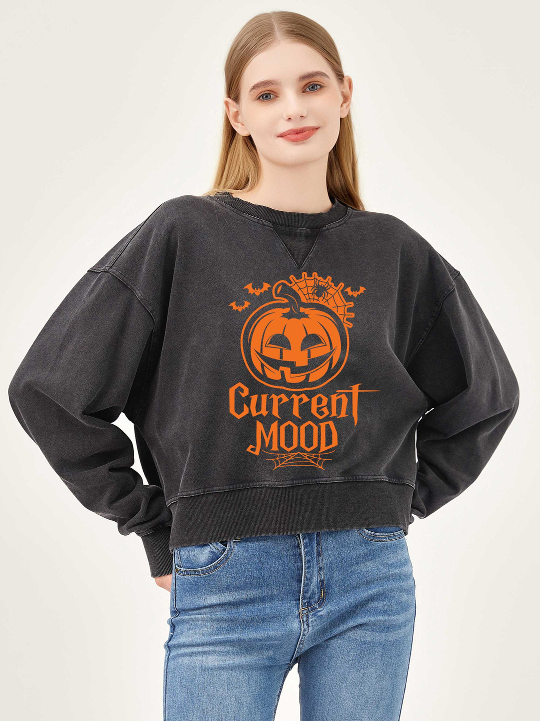 Salt Air Sweatshirt with Graphic Current Mood