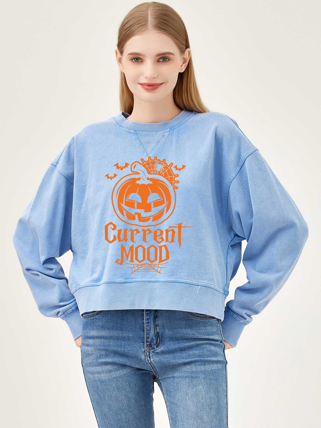 Salt Air Sweatshirt with Graphic Current Mood