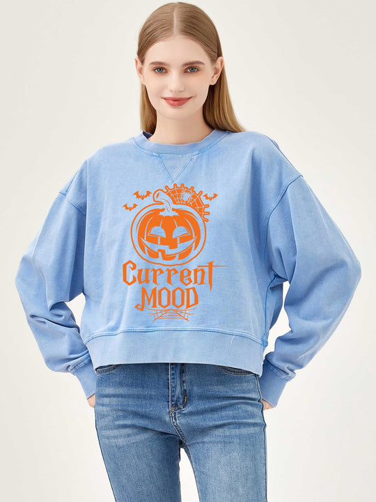 Salt Air Sweatshirt with Graphic Current Mood