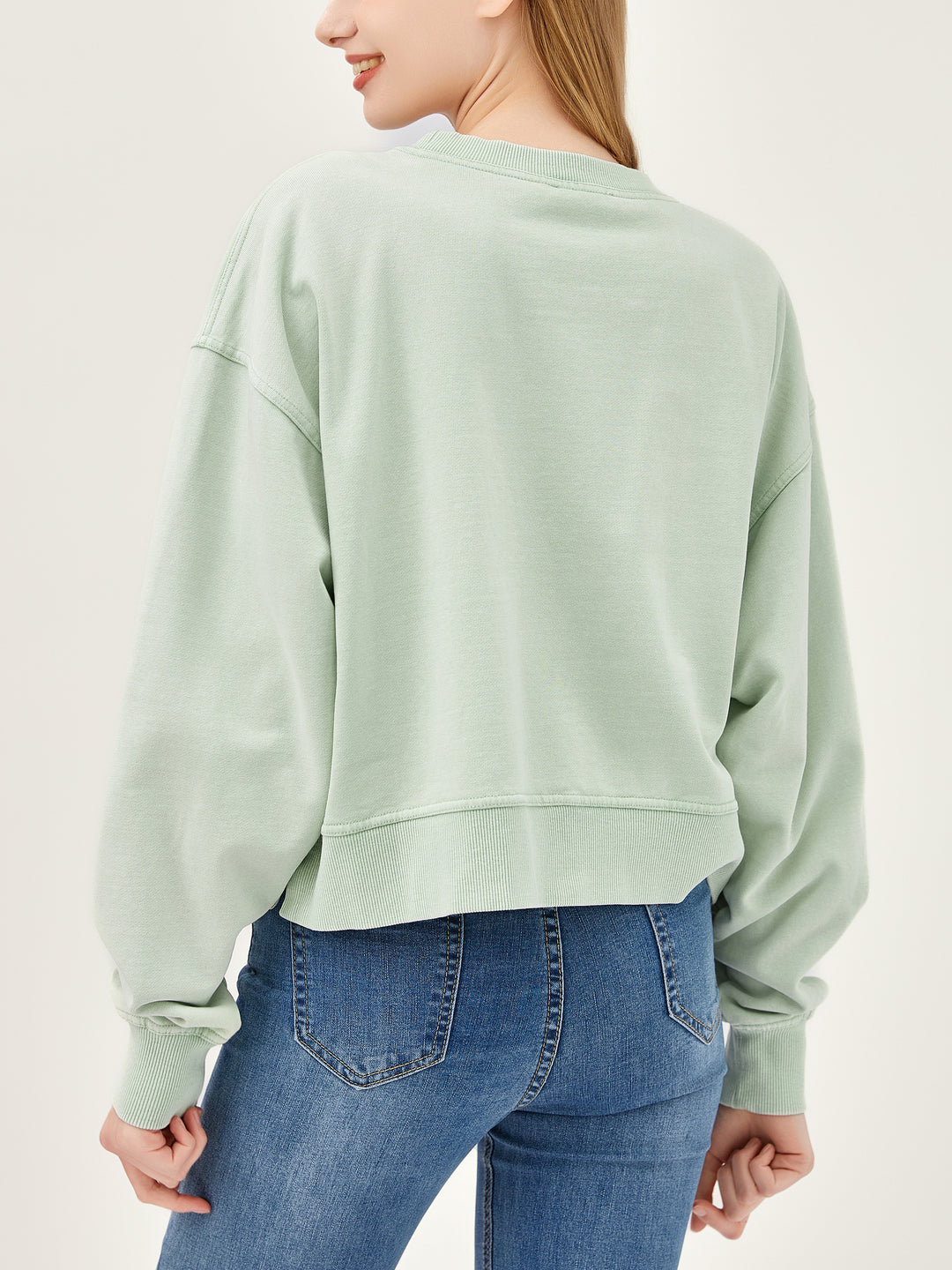 Salt Air Sweatshirt with Graphic Capri Italy