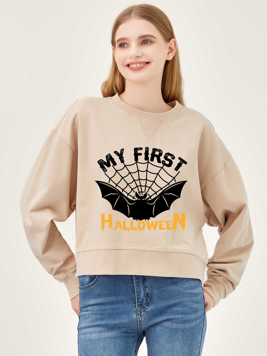 Salt Air Sweatshirt with Graphic My First Halloween